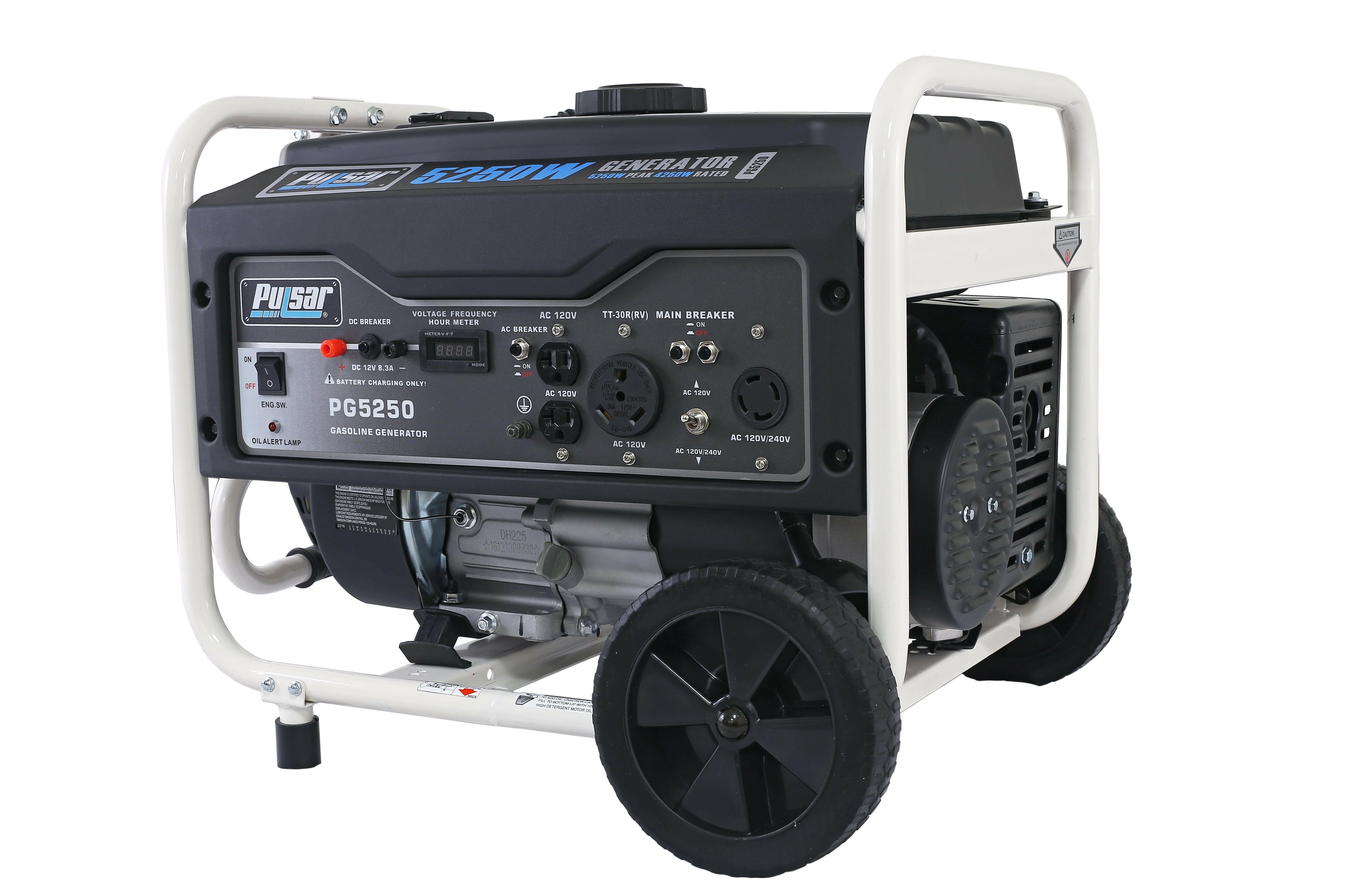 Pulsar 5250 Peak Watt Gas-Powered Portable Generator