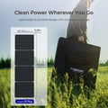 220/400W Lightweight Portable Solar Suitcase, Foldable Solar Panel with Kickstands for RV,Camping, Off Grid System