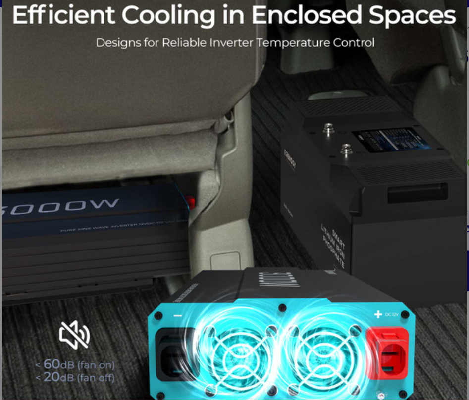 3000W 12V Pure Sine Wave Inverter (New Edition)